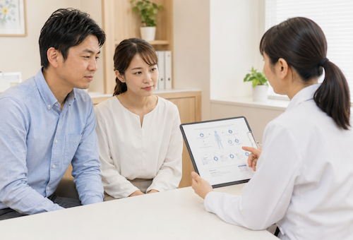 男性不妊について相談するイメージ