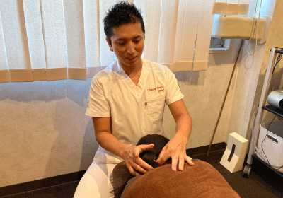 呼吸を楽にする施術